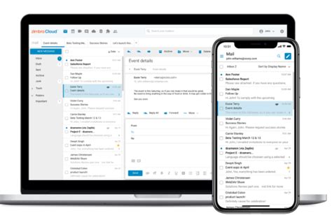 Zimbra Collaboration Suite .